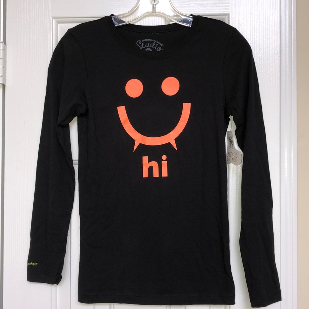 NWT LittleMissMatched Long Hi/Bye Shirt